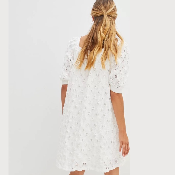 NWT Anthropologie Maeve Eyelet Mini Dress XL - Picture 5 of 5